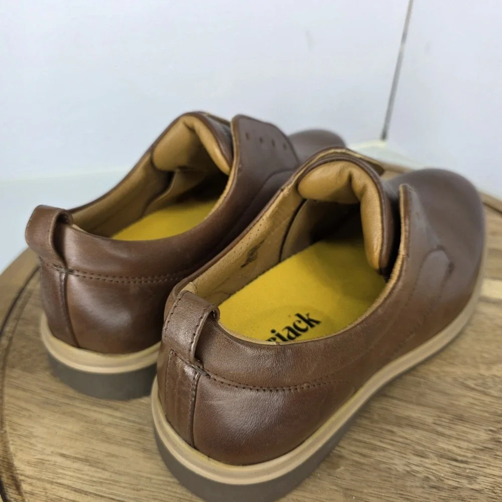 Amberjack The Original Dress Shoes Leather Men's Size 7 - Chestnut $195 New